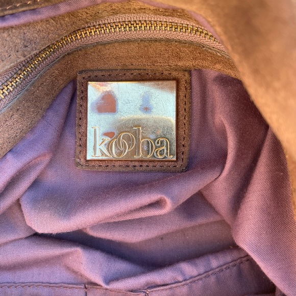 Kooba suede leather shoulder bag - Picture 2 of 2
